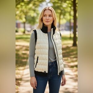 Calvin Klein Performance white and black vest